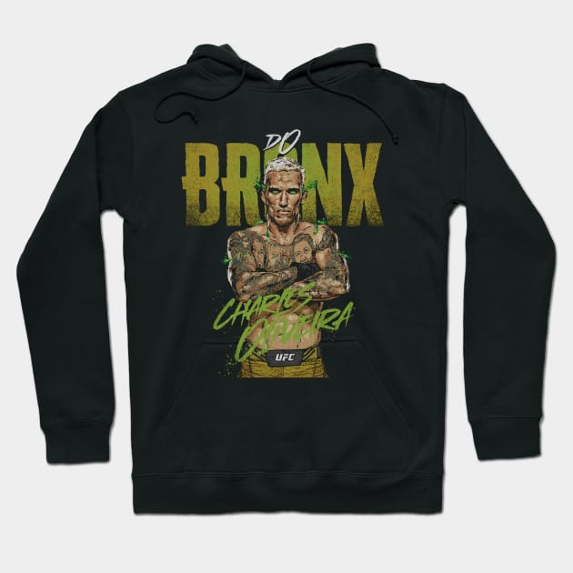 Charles Oliveira Do Bronx Hoodie by ganisfarhan